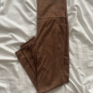 Athleta Brown Patterned Leggings